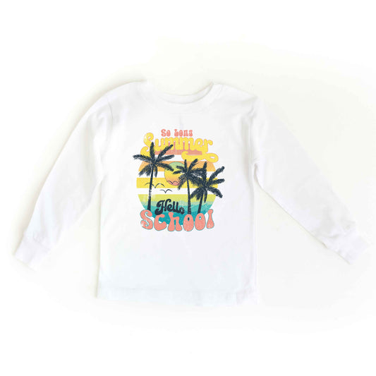 So Long Summer | Youth Graphic Long Sleeve Tee