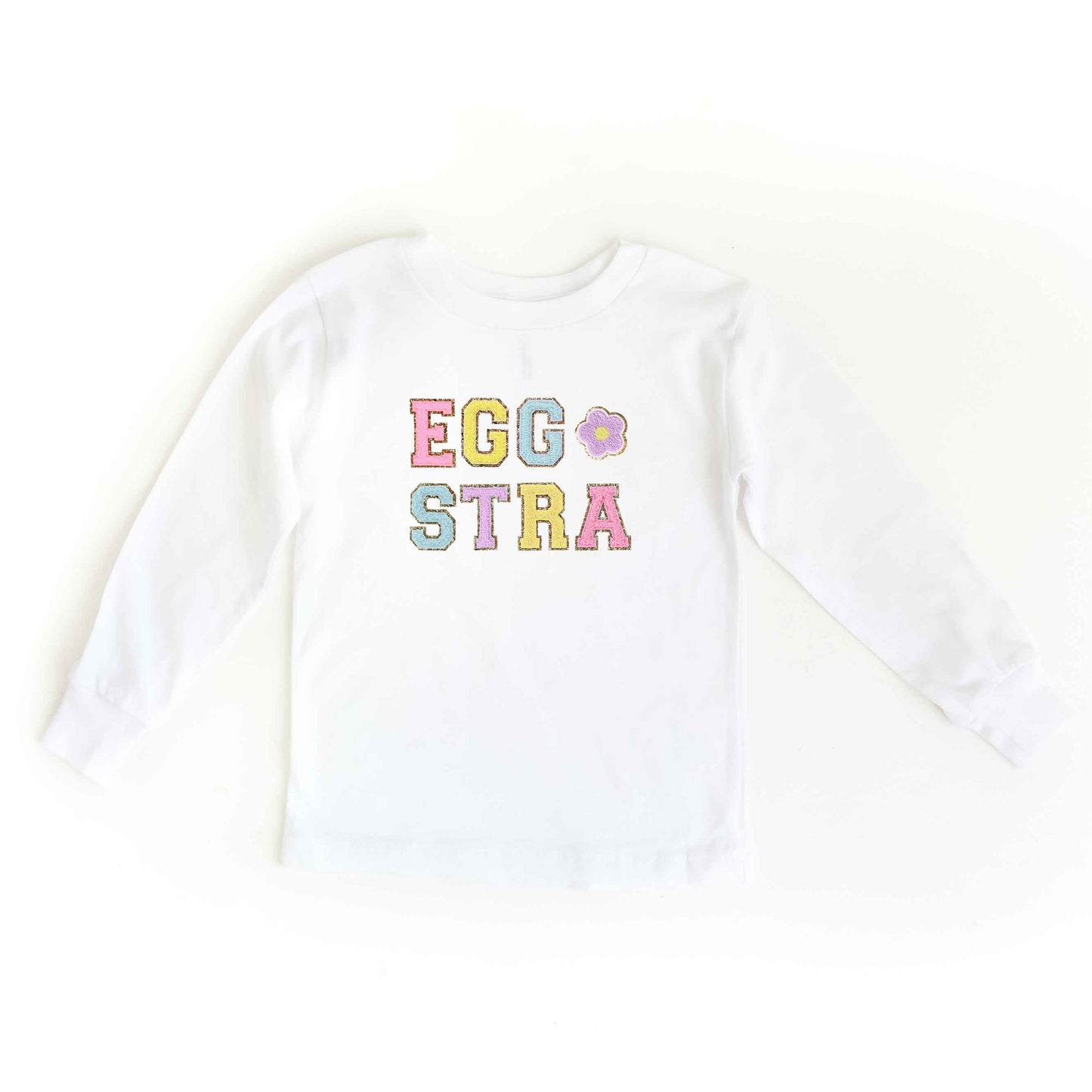 Eggstra Flower | Youth Long Sleeve Tee