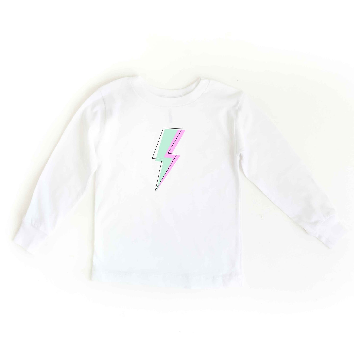 Layered Lightning Bolt | Youth Long Sleeve Tee