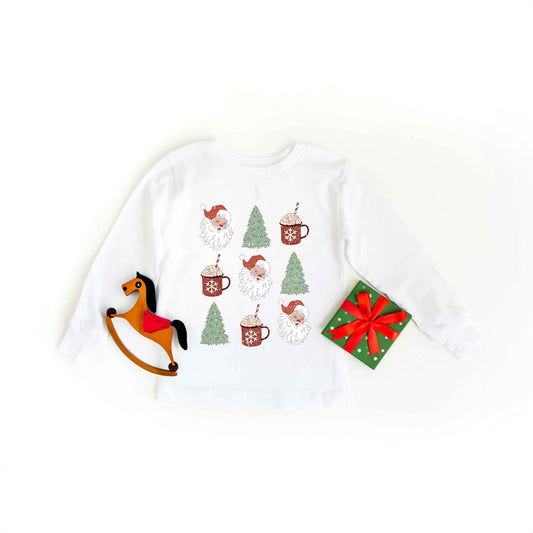 Tree And Mug Collage | Toddler Graphic Long Sleeve Tee