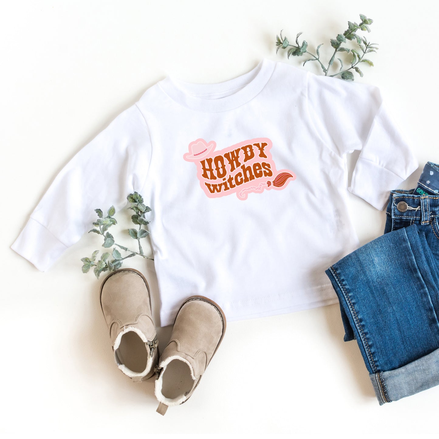 Howdy W | Toddler Graphic Long Sleeve Tee