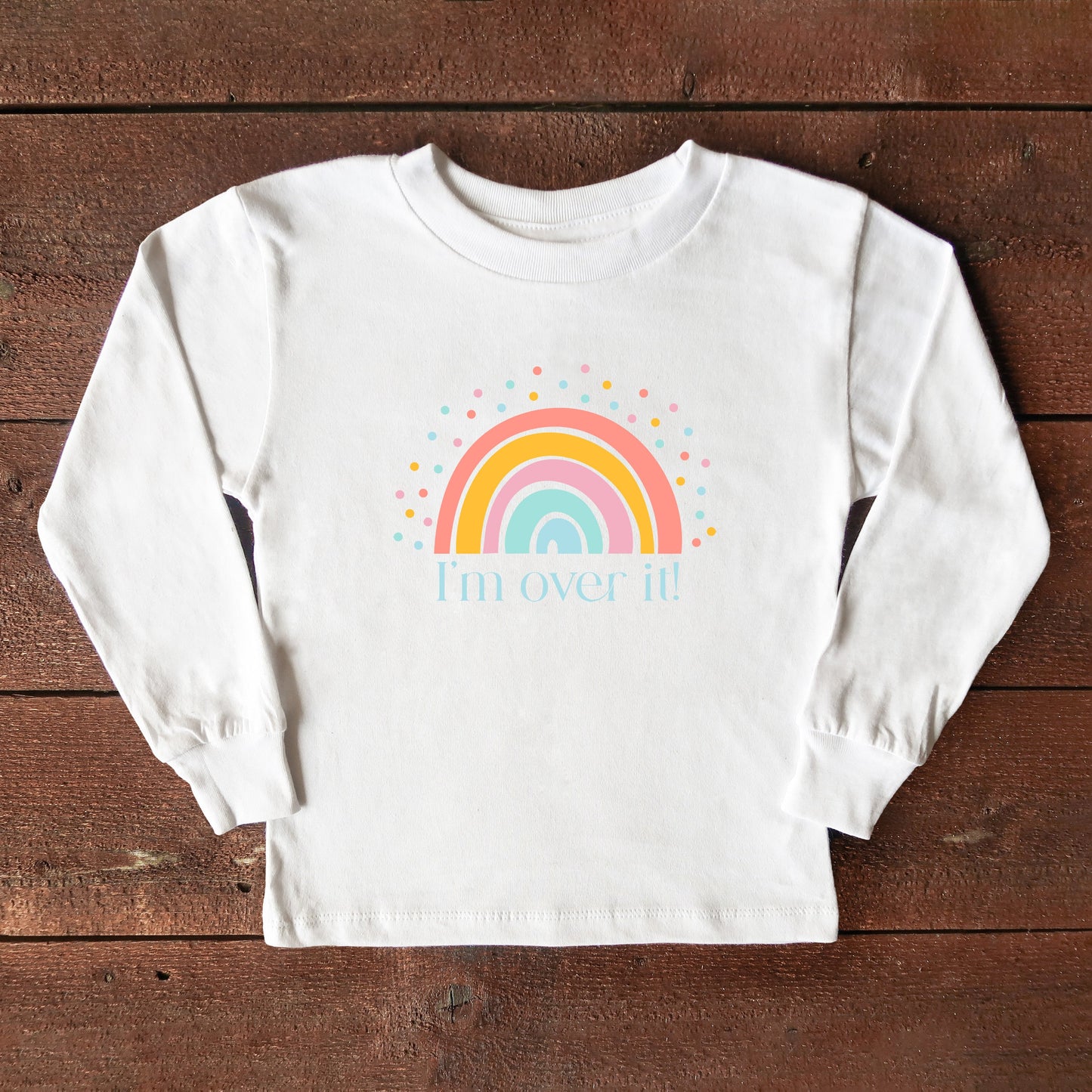Over It Rainbow | Toddler Long Sleeve Tee