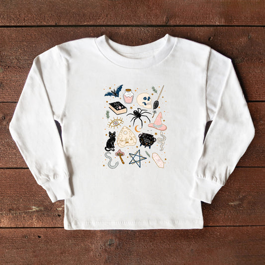 W Doodles | Youth Graphic Long Sleeve Tee