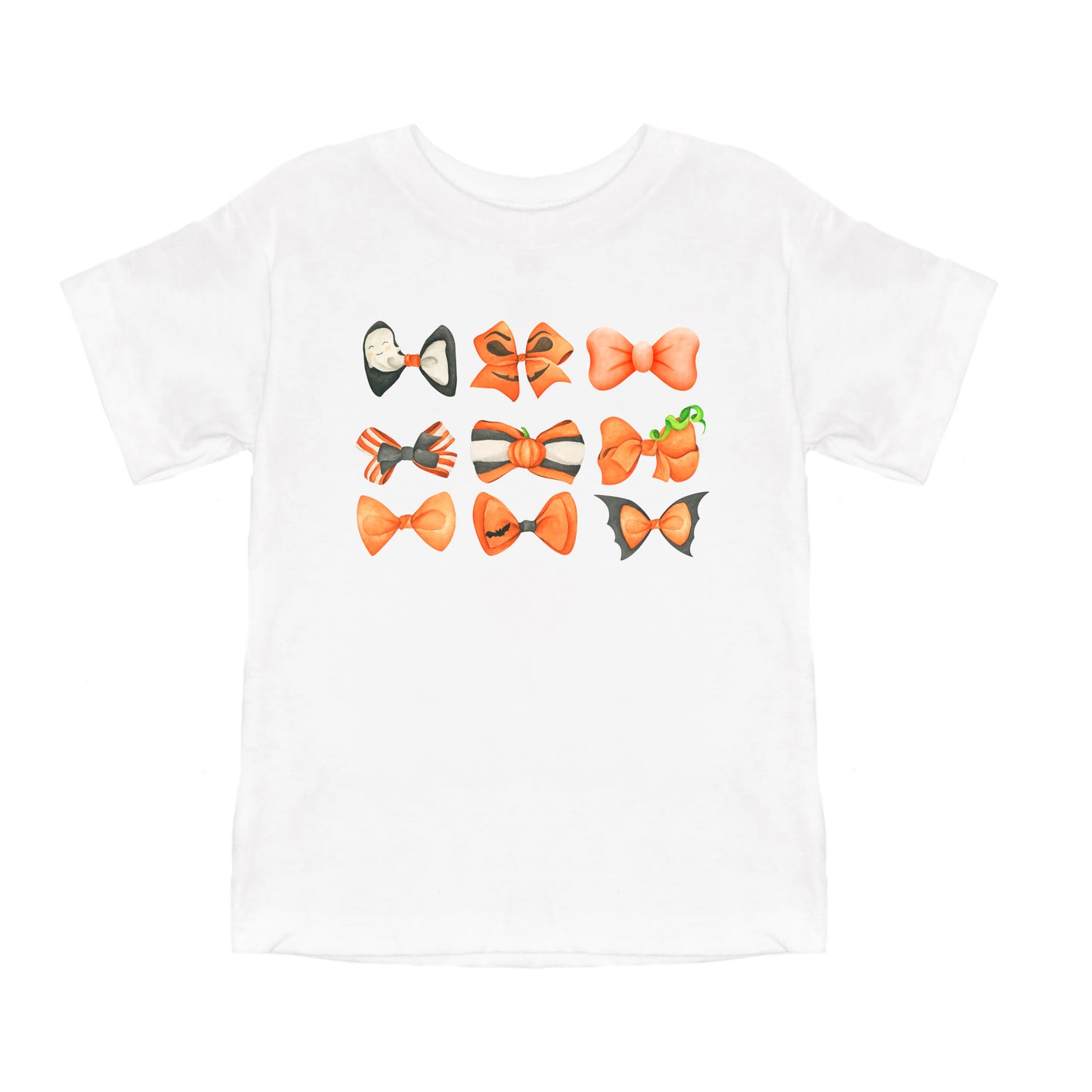Coquette Girl Halloween Bow Chart | Toddler Graphic Short Sleeve Tee
