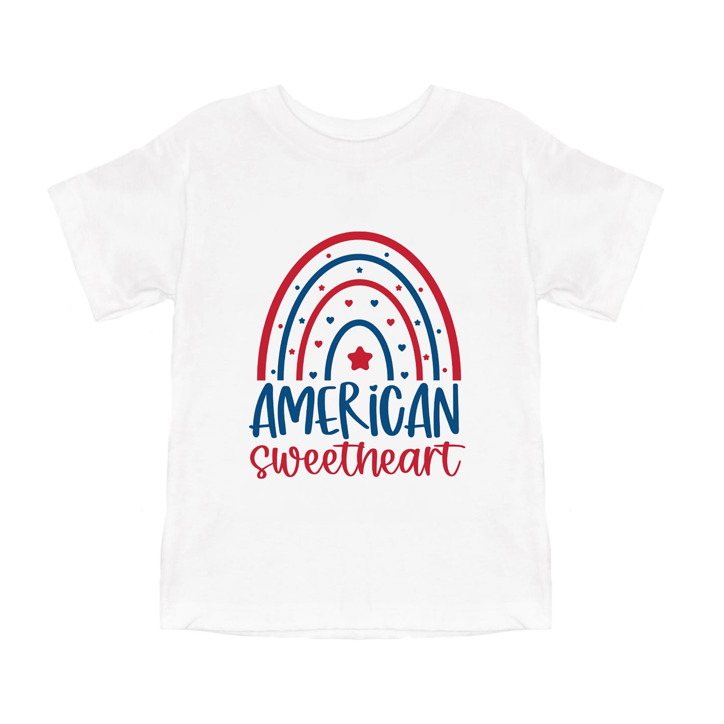 American Sweetheart Rainbow | Toddler Graphic Short Sleeve Tee