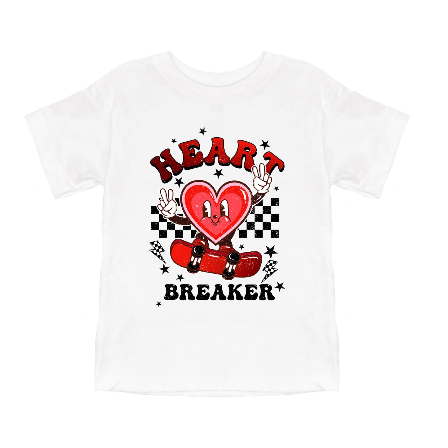 Heart Breaker Skater | Youth Graphic Short Sleeve Tee