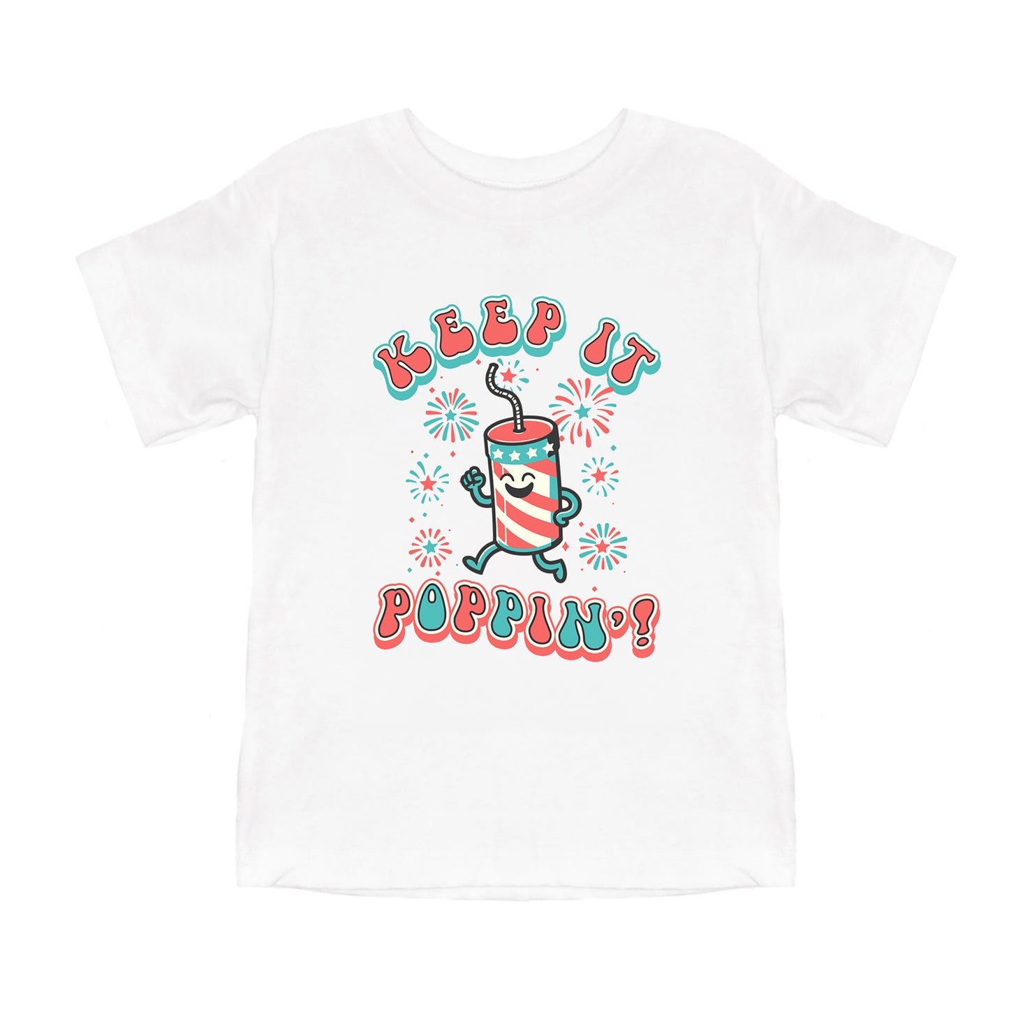 Keep It Poppin' Firework | Toddler Graphic Short Sleeve Tee
