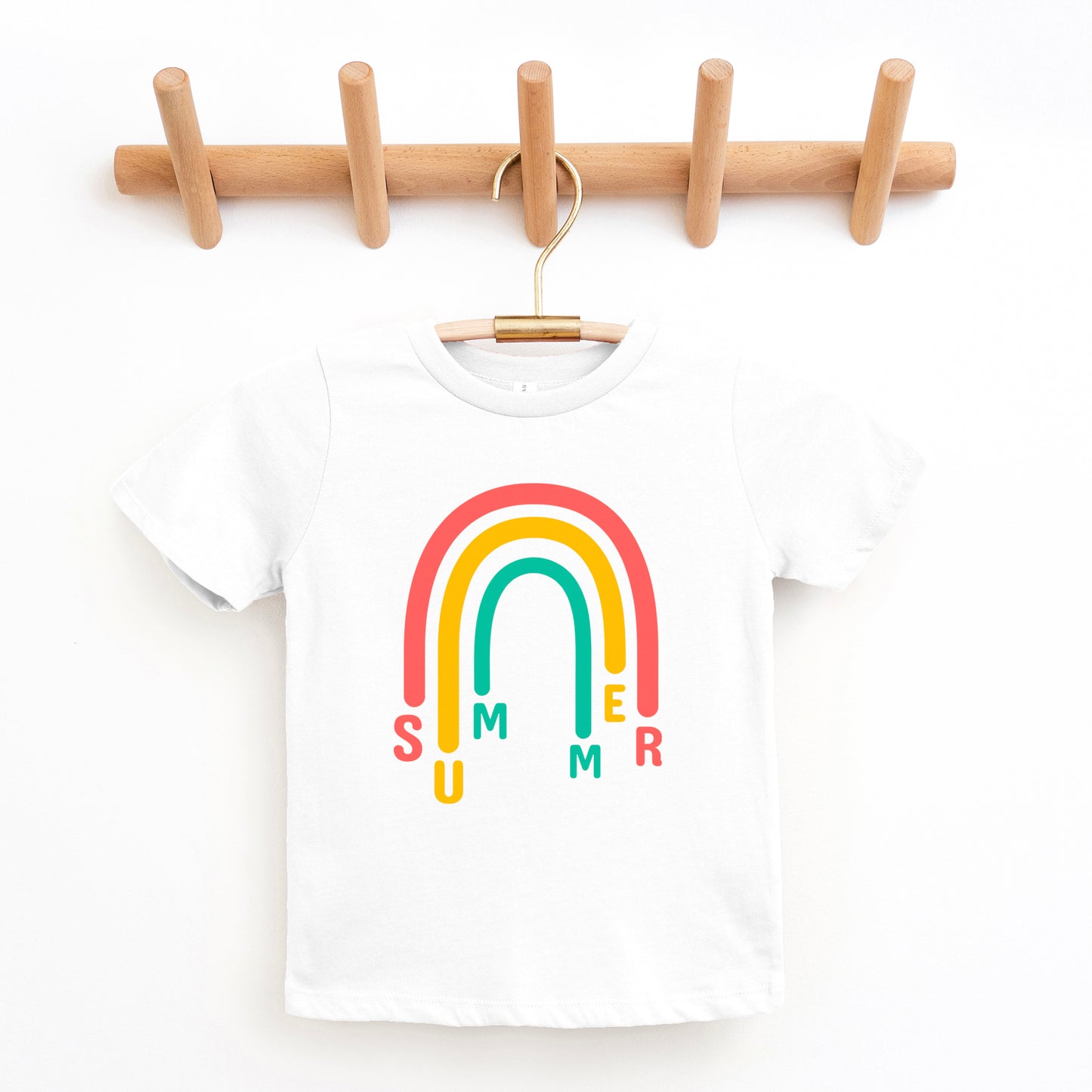 Rainbow Summer | Toddler Graphic Short Sleeve Tee