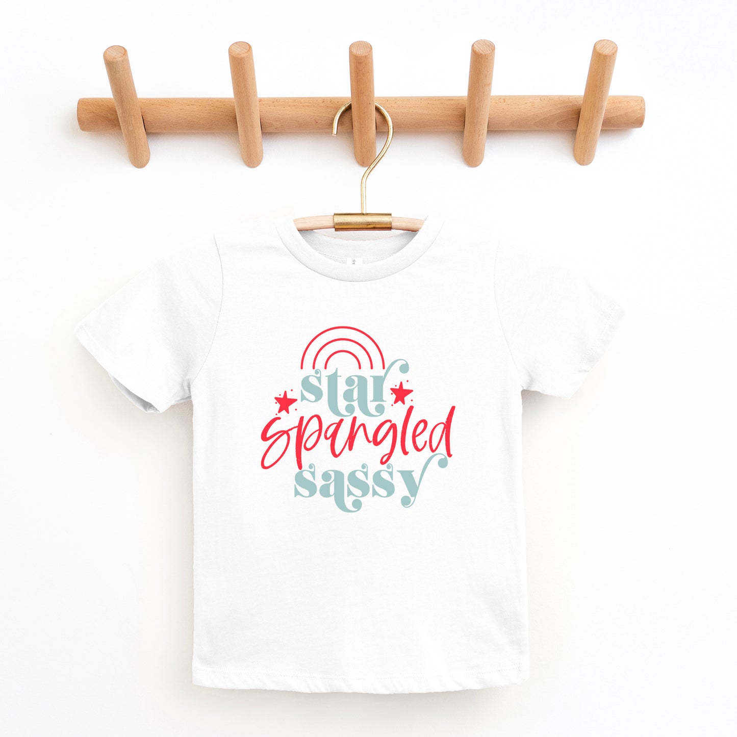 Star Spangled Sassy | Toddler Graphic Short Sleeve Tee