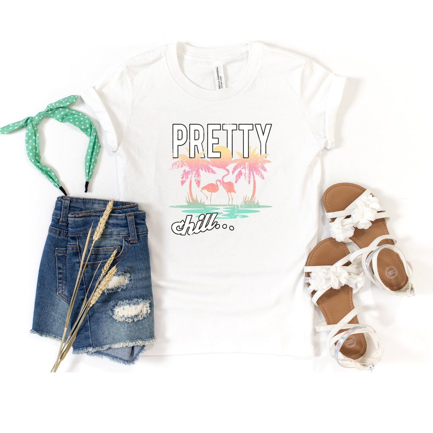 Pretty Chill Flamingo | Youth Short Sleeve Crew Neck