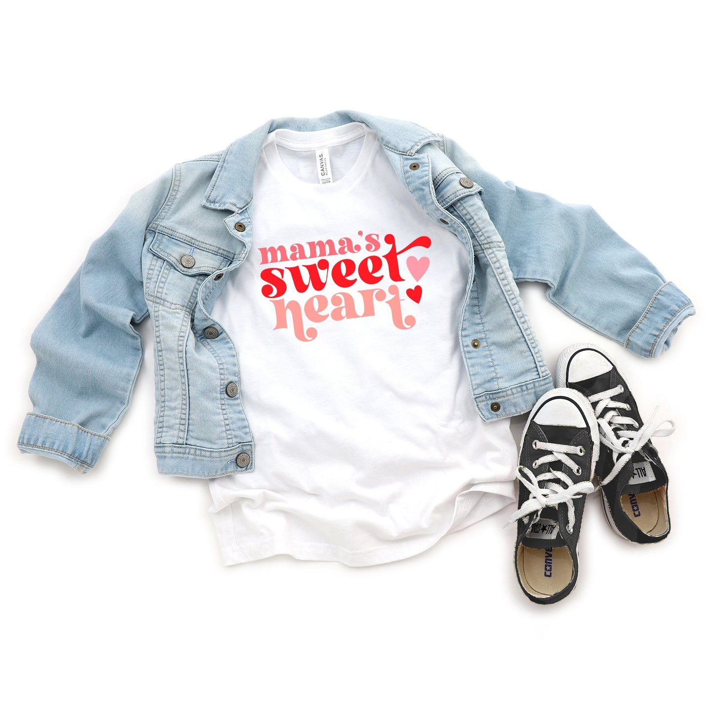 Pink Sweet Heart | Youth Graphic Short Sleeve Tee