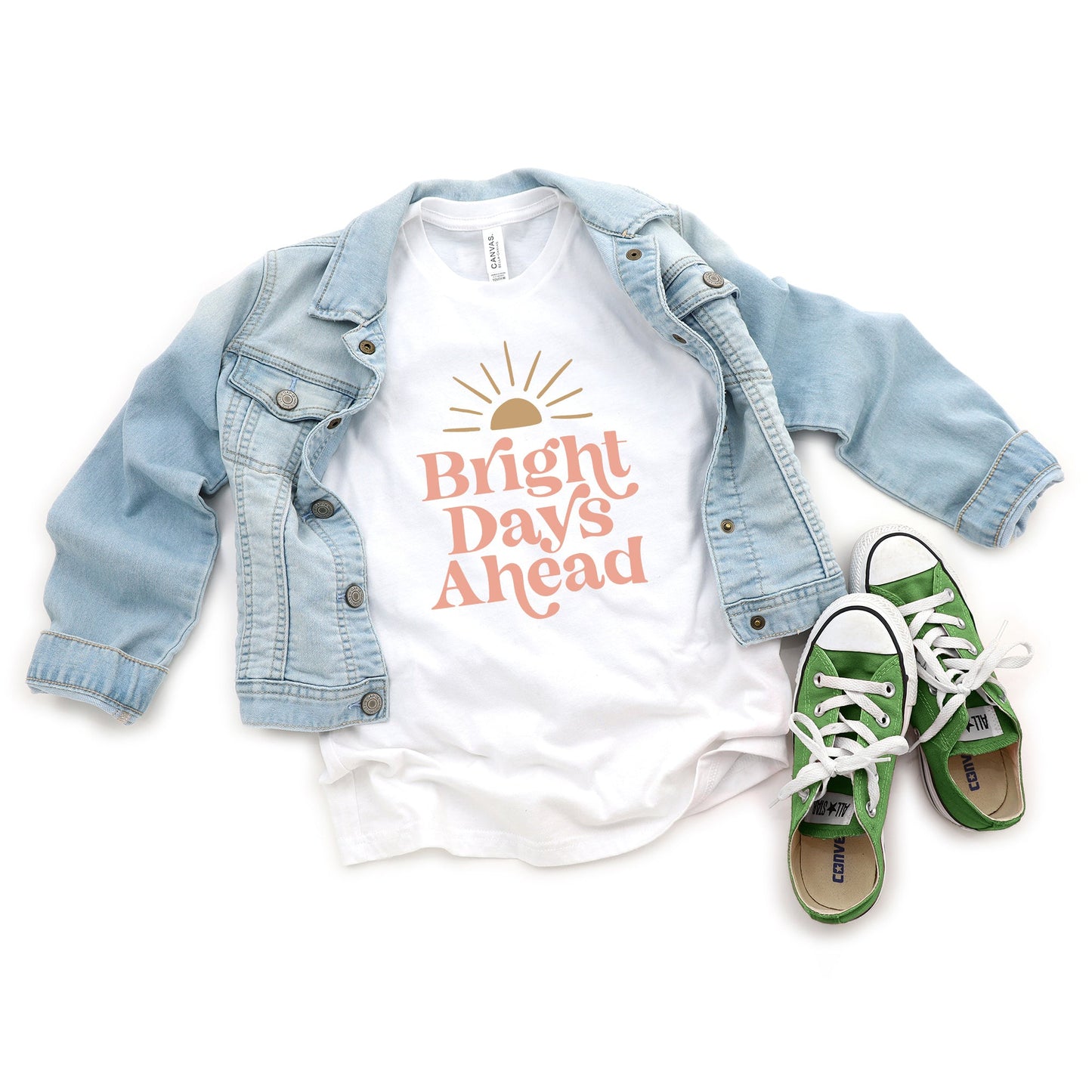 Bright Days Ahead Sun | Youth Short Sleeve Crew Neck