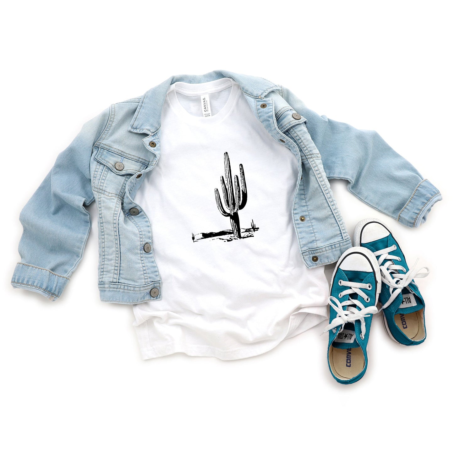 Desert Cactus | Youth Short Sleeve Crew Neck