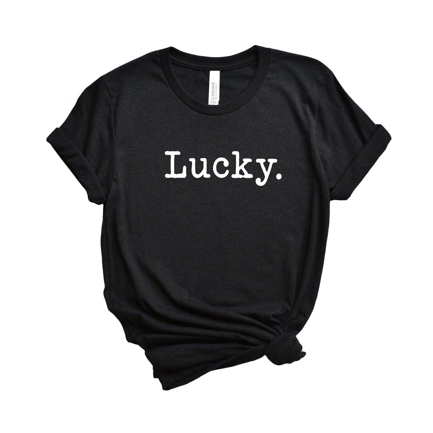 Lucky Typewriter | Short Sleeve Graphic Tee