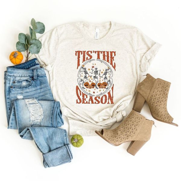 Tis The Season Fall | Short Sleeve Crew Neck