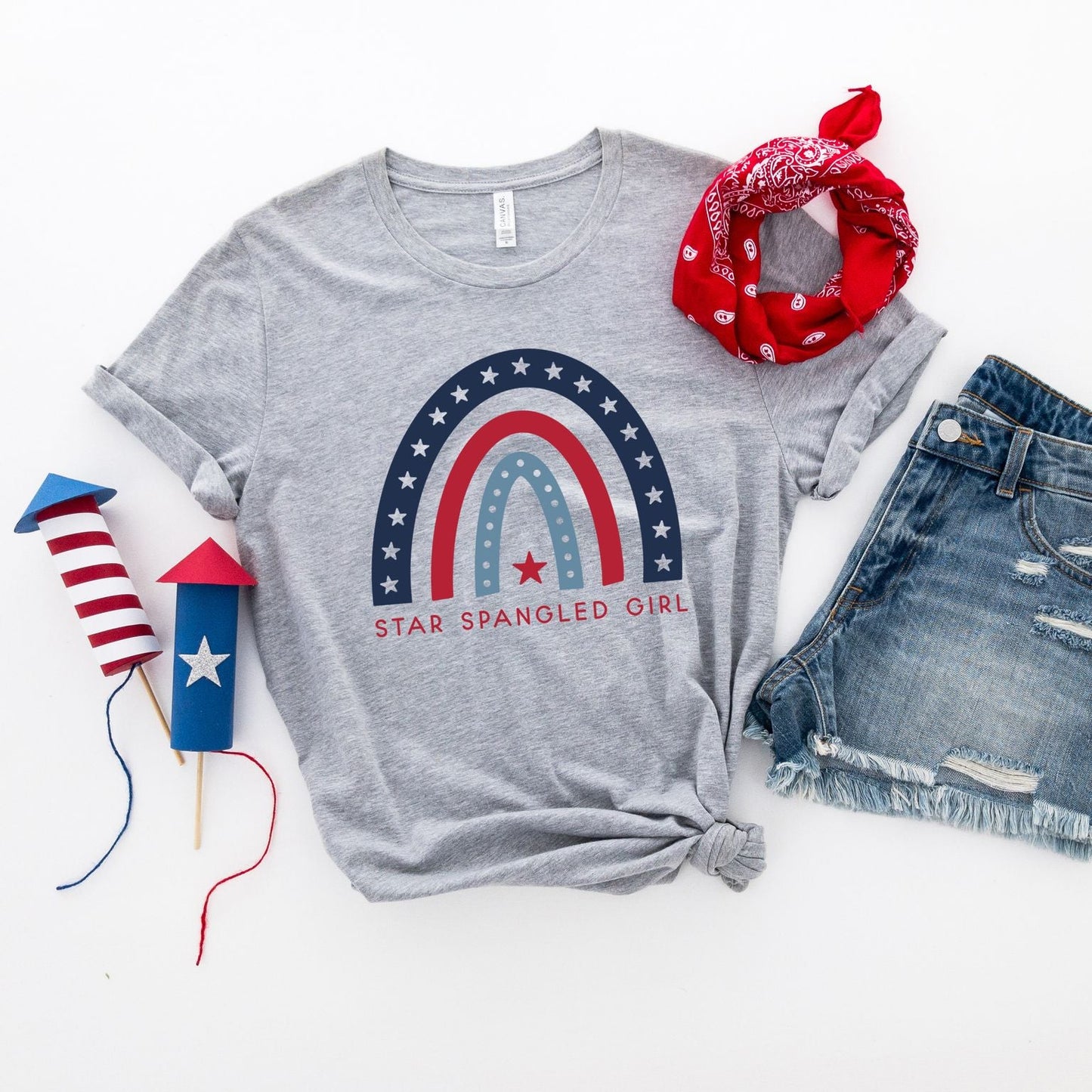 Star Spangled Girl | Short Sleeve Graphic Tee