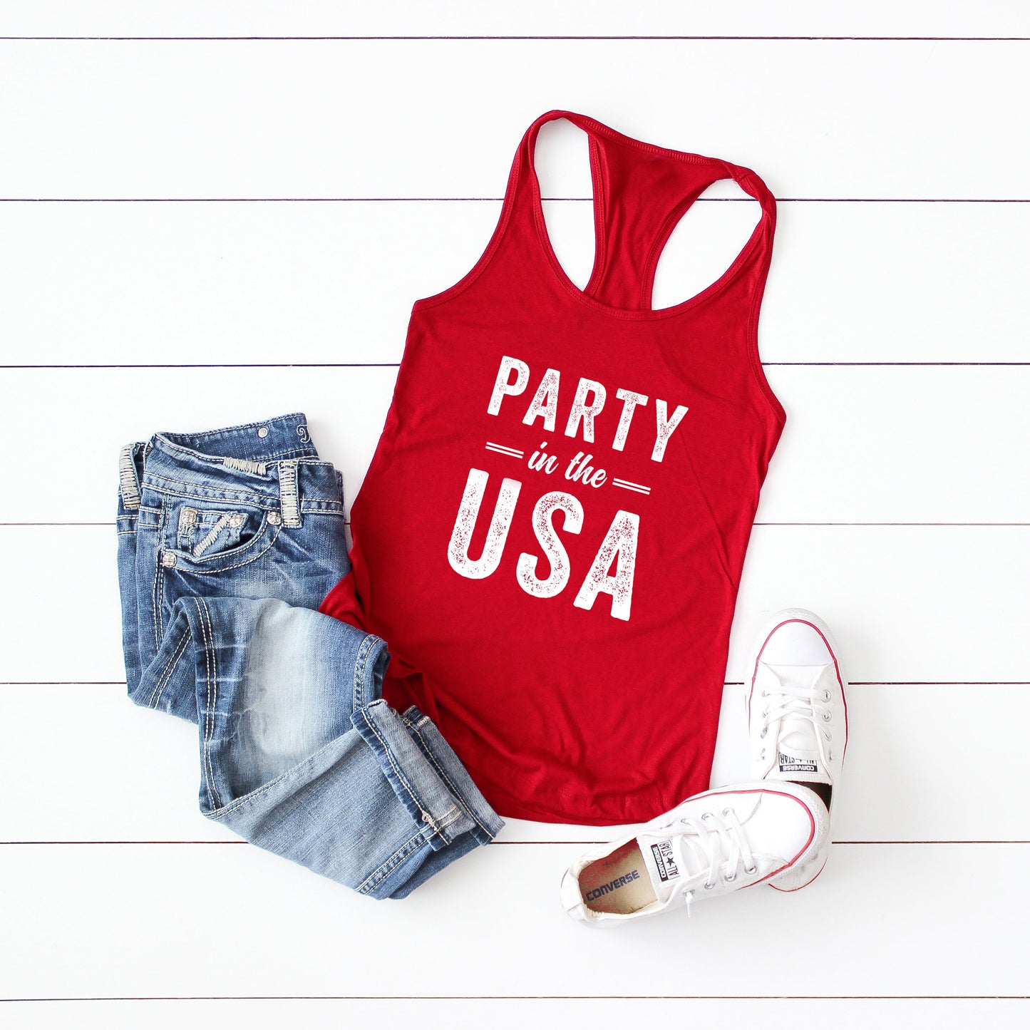 Party in the USA | Raceberback Tank