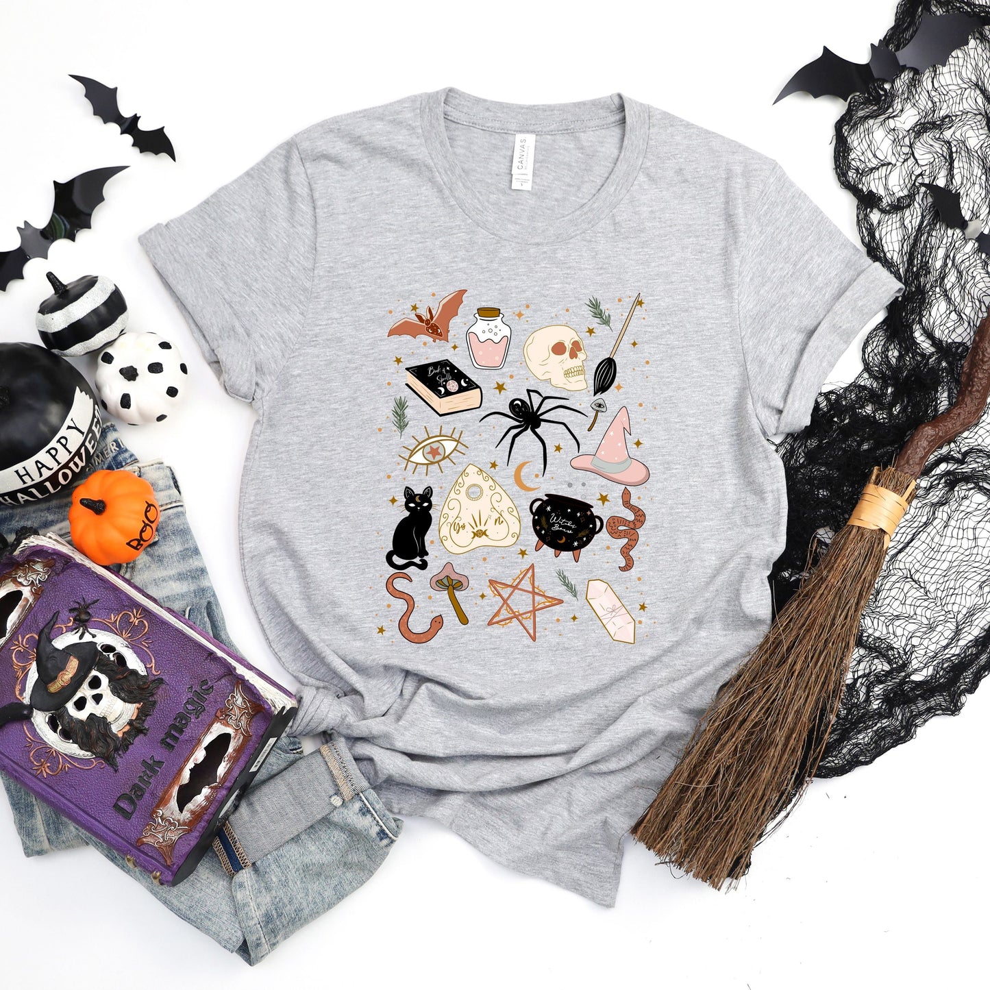 Halloween Doodles | Short Sleeve Crew Neck