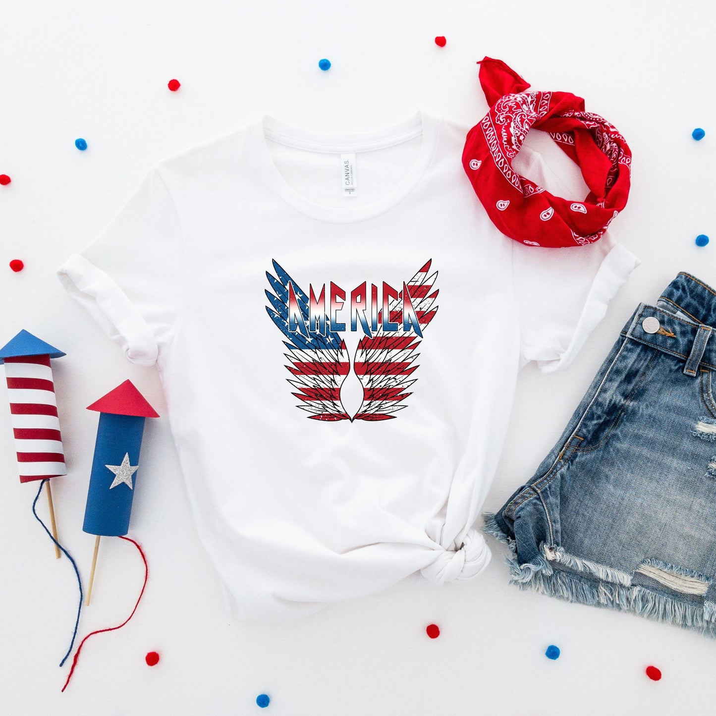 America Wings | Short Sleeve Graphic Tee