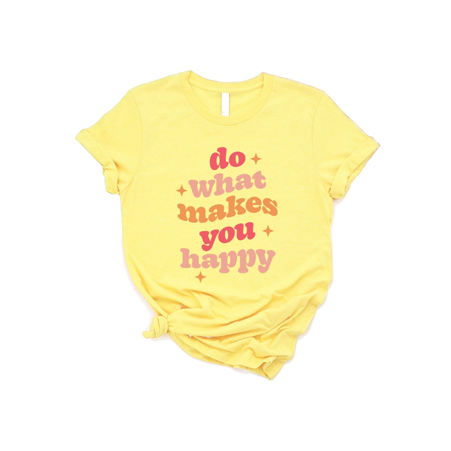 Makes You Happy Stars | Short Sleeve Graphic Tee