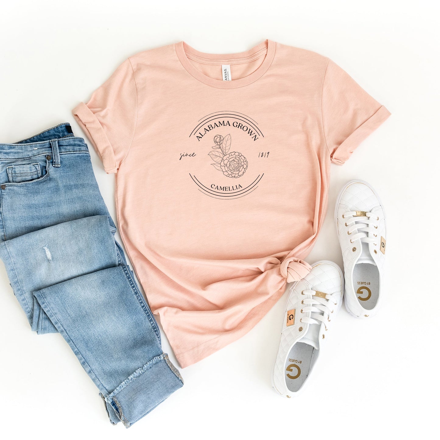 Alabama State Flower | Short Sleeve Graphic Tee