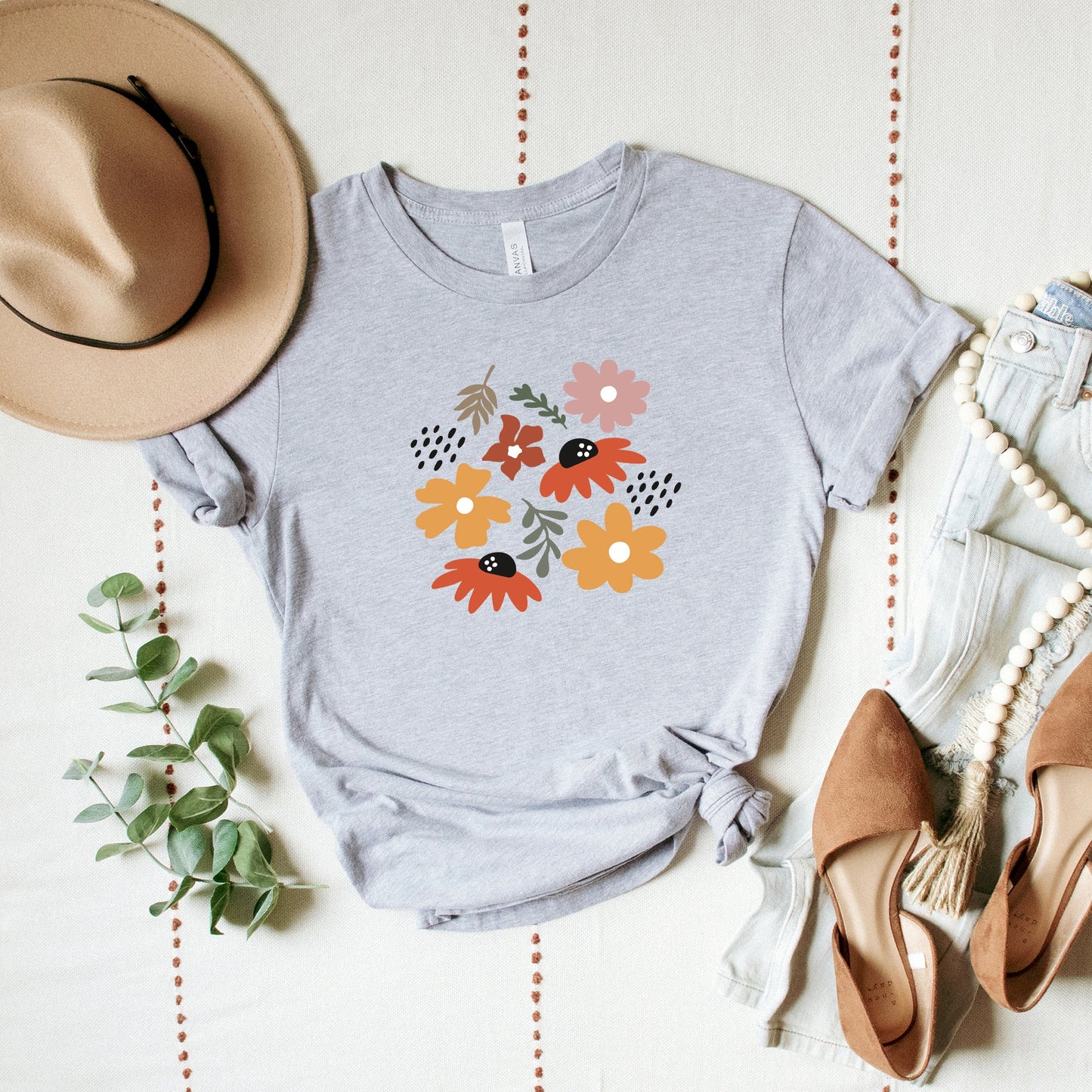 Abstract Flowers | Short Sleeve Graphic Tee