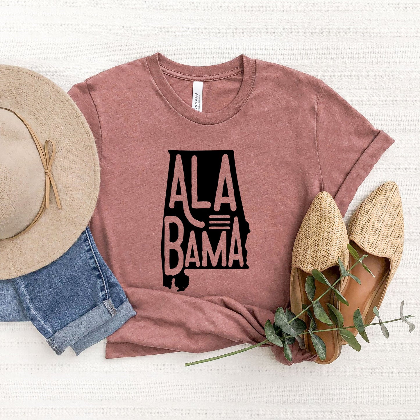 Alabama Typography | Short Sleeve Graphic Tee