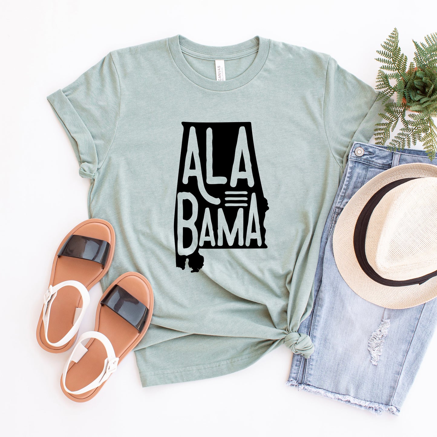 Alabama Typography | Short Sleeve Graphic Tee