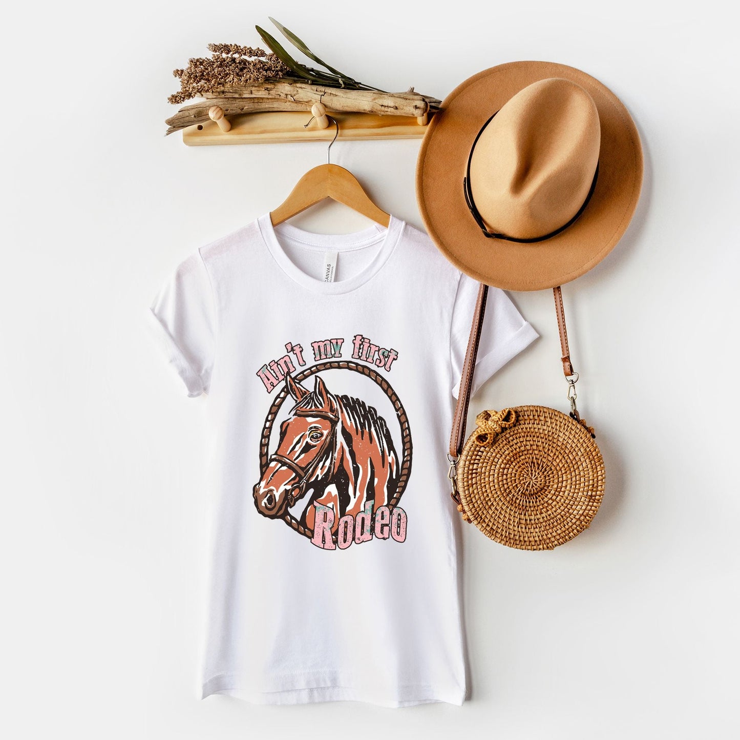 Ain't My First Rodeo Horse | Short Sleeve Graphic Tee